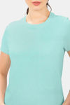 Amante Essential Crew Neck Tee - Soothing Sea — thumbnail 4